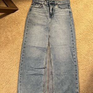 Women's Blue Denim Skirt